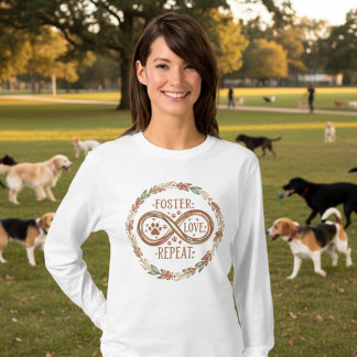 T-shirt Couronne de l'amour infini pour maman de chien