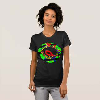 T-shirt Couronne de Noël Punk Cardinal