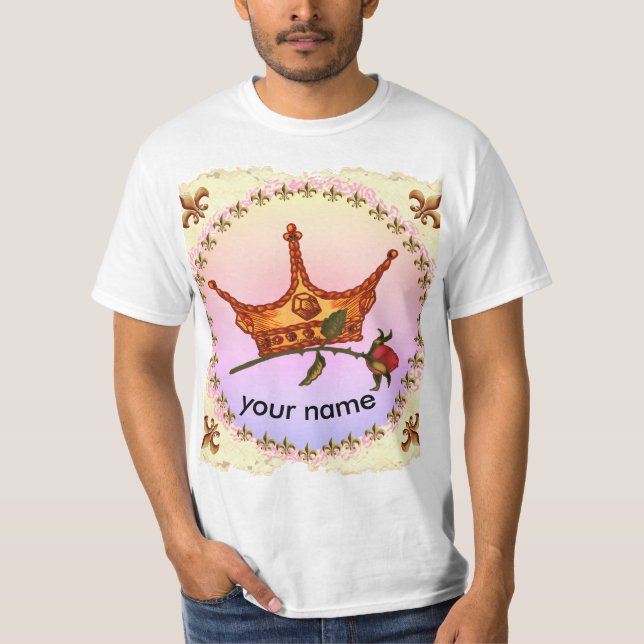 T-shirt Couronne de rose  (Devant)