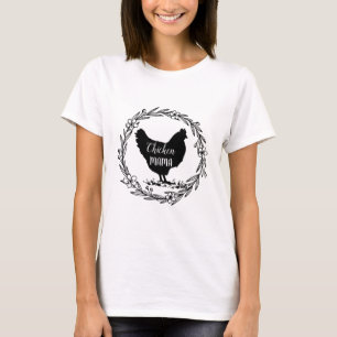 T-shirt Couronne décorative Chicken mama