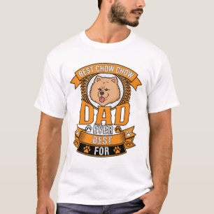 T-shirt Couronne d'impression de patte de chien de Chow Da
