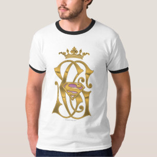 T-shirt Couronne d'or de Supergirl