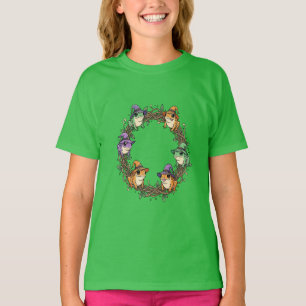 T-shirt Couronne fantaisiste ornée de crapauds de sorcière