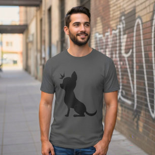 T-shirt Couronne majestueuse de Chihuahua, amateur de chie