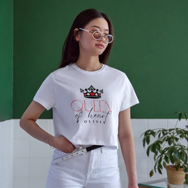 T-shirt Couronne Queen personnalisée (Créateur téléchargé)