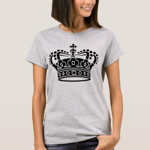 T-shirt Couronne royale - Noir