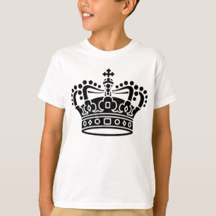 T-shirt Couronne royale - Noir