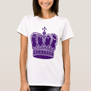 T-shirt Couronne royale - Violet profond