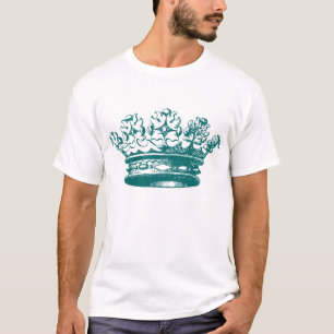 T-shirt Couronne Vintage - Vert mousse