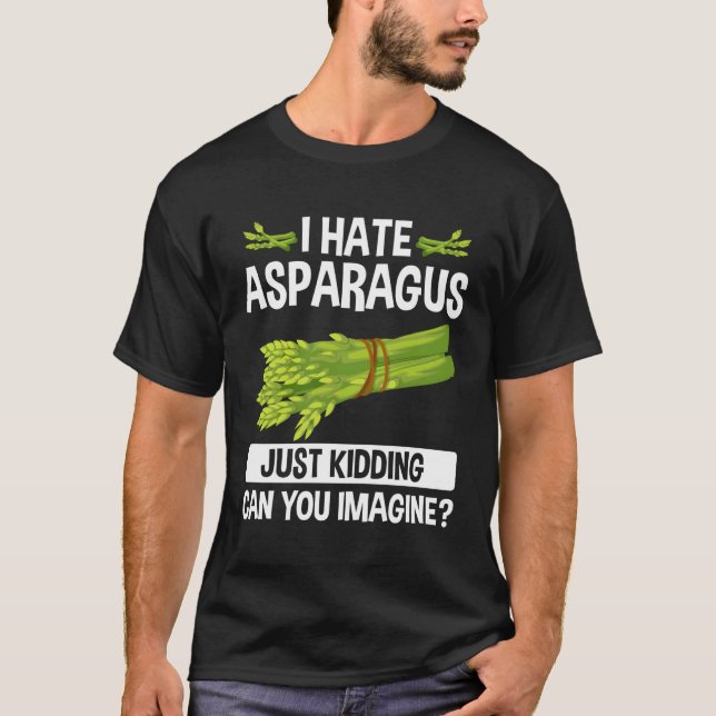 T-shirt Couronnes D'Asperges Pour Planter Des Herbes D'Asp (Devant)