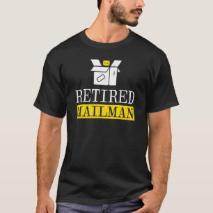 T-shirt Courrier de courrier à la retraite de l'employé de