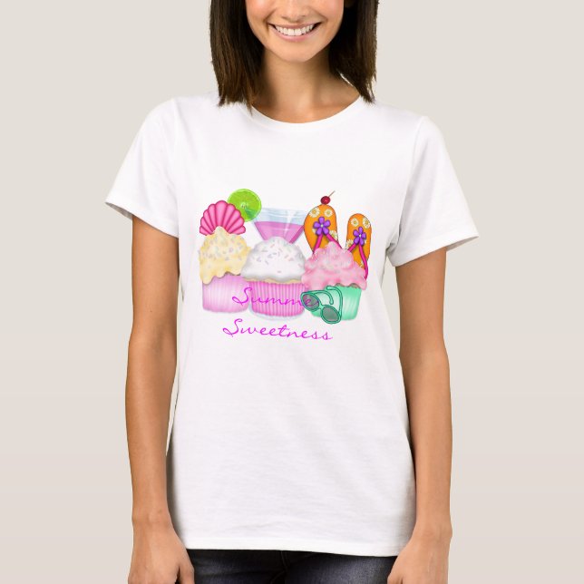 T-shirt COURROIE de spaghetti MIGNONNE d'amant d'été et de (Devant)