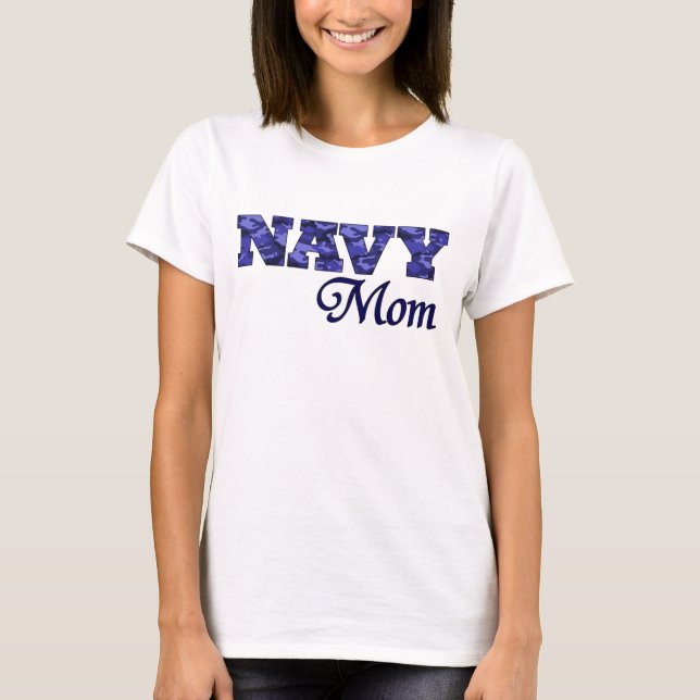 T-shirt courroie de speghetti de navymom (Devant)