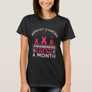 T-shirt Cours de cancer du sein - Sensibilisation au cance