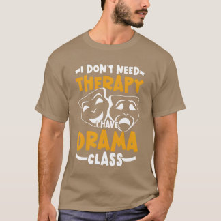 T-shirt Cours de théâtre Dramaeacher rétro