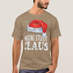 T-shirt Cours d'étudiant en soins infirmiers Noël drôle de