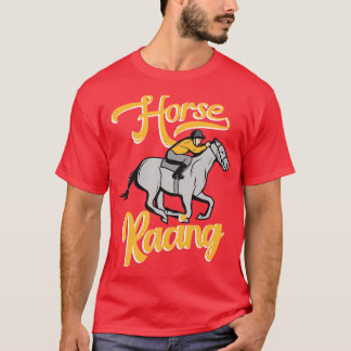 T-shirt Course à cheval
