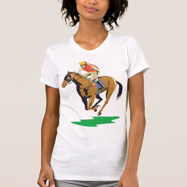 T-shirt Course à cheval (Devant)