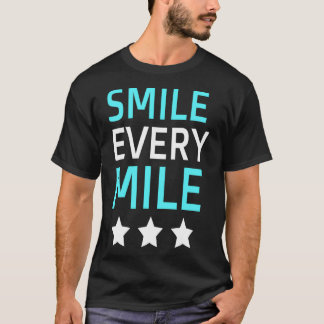 T-shirt Course à courir chaussures sourire sport loisir
