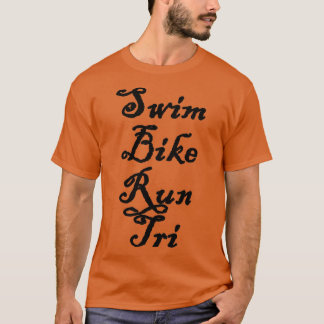 T-shirt Course à vélo de natation Tri 1