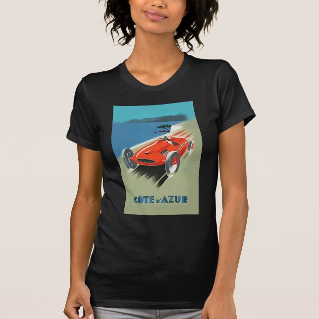 T-shirt Course automatique vintage (Devant)