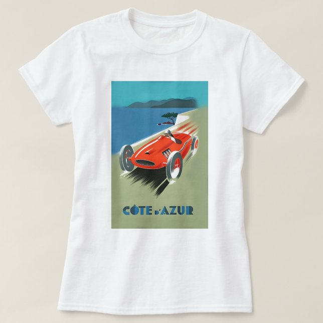 T-shirt Course automatique vintage (Design devant)