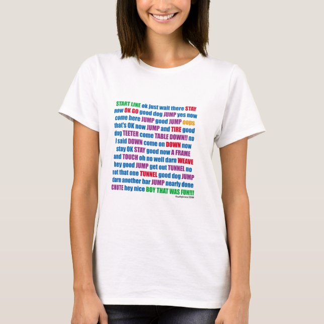T-shirt COURSE d'agilité (Devant)