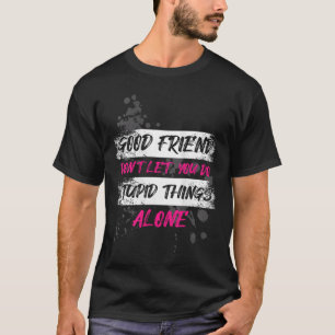 T-shirt Course dans la boue pour amies féminines Mud Run M