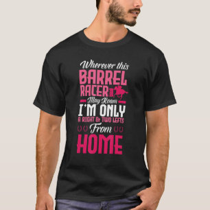 T-shirt Course de barils Course hippique Coureuse de bar