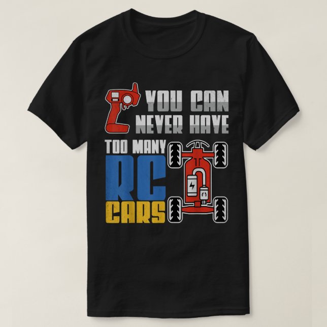 T-shirt Course de contrôle à distance de voiture RC  (Design devant)