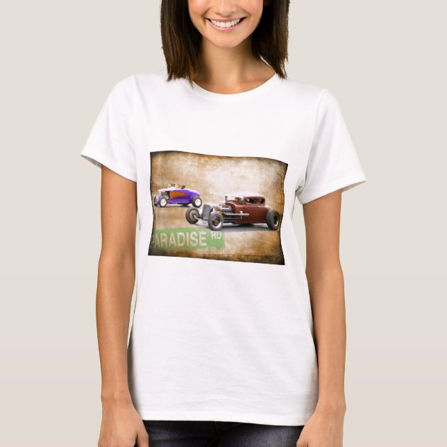 T-shirt Course de dragsters (Devant)