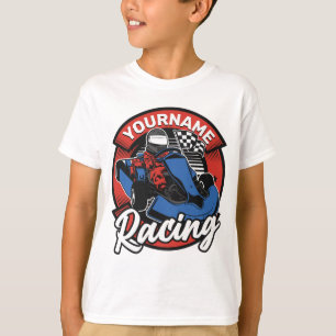 T-shirt Course de kart personnalisée pour course extrême d