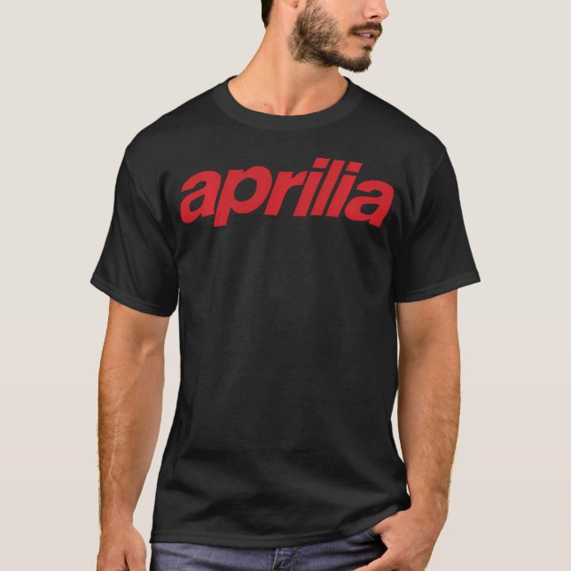 T-shirt Course de moto Aprilia Performance (Devant)