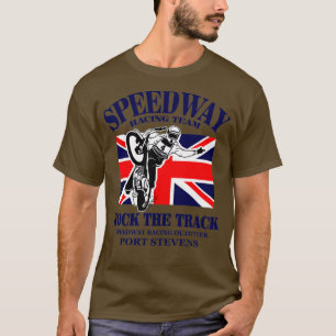 T-shirt Course de moto Speedway britannique 