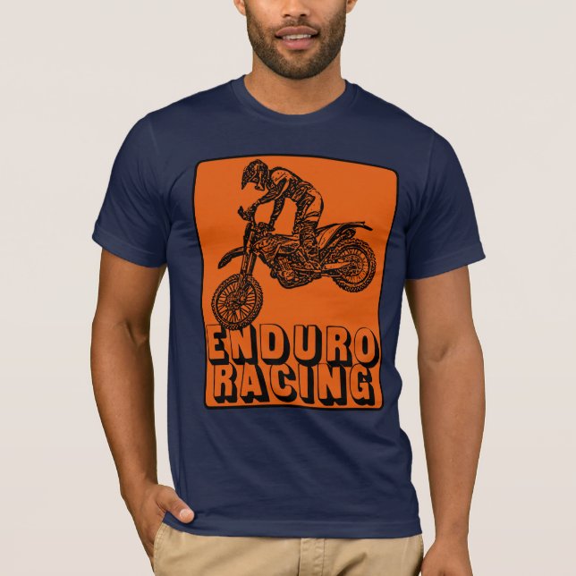 T-shirt Course de motocross (Devant)