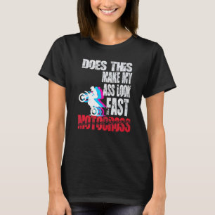 T-shirt Course de motocross de sports extrêmes et cascade