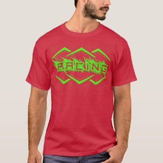T-shirt Course de motoneige Graphique Dirt Track Course T