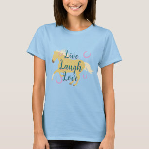 T-shirt Course de rires en direct personnalisable Palomino