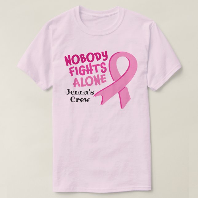 T-shirt Course de sensibilisation au cancer du sein person (Design devant)