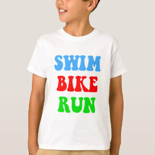 T-shirt Course de vélo de bain