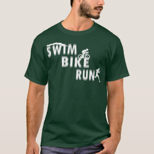 T-shirt Course de vélo de natation Triathlon 34