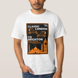 T-shirt Course De Voiture Vétérinaire De Londres À Brighto
