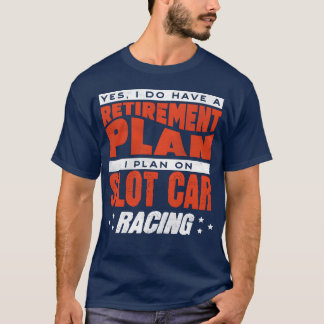 T-shirt Course de voitures à crémaillère Tête de pétrole A