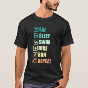 T-shirt Course - Drôle Hobby Triathlète Sports Triathlon