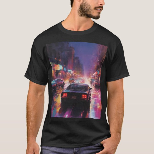 T-shirt Course dynamique Cityscape (Devant)