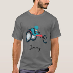 T-shirt Course en fauteuil roulant