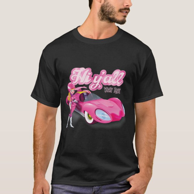 T-shirt Course Wacky Penelope Pitstop Hi Y'All (Devant)