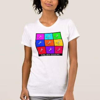 T-shirt Courses avec des ciseaux