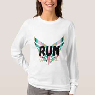 T-shirt Courses branchées comme la course de la chemise à 