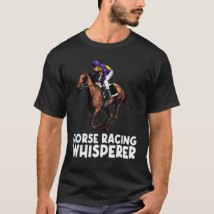 T-shirt Courses de chevaux pour hommes femmes cavalier joc